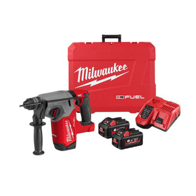 Hammer Drill Kit Milwaukee M18FH-602C 18V 26MM Cordless